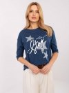 Bluzka-CLM-BZ-0016.84-ciemny niebieski rozmiar - XL