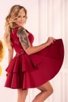 Sukienka Karieela Wine Red 90543 rozmiar - S