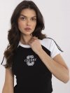 T-shirt-NM-TS-NG3772.82-czarno-biały rozmiar - S/M