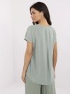 Bluzka-D73761M11171B-pistacjowy rozmiar - S