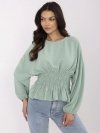 Bluzka-D50021F11088A-pistacjowy rozmiar - S/M