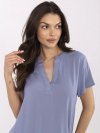 Bluzka-D73761M11173A-szaro-niebieski rozmiar - XXL