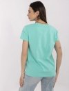 T-shirt-CLM-TS-1640.87-turkusowy rozmiar - S