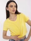 T-shirt-CLM-TS-1639.12-żółty rozmiar - L