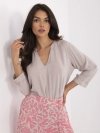 Bluzka-D73761M11174B-beżowy rozmiar - XL