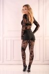 Bodystocking Manelis LC 90551 Black Czarny LivCo Corsetti Fashion  rozmiar - S/L