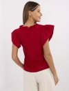 Bluzka-LK-BZ-506781-1.12-czerwony rozmiar - 40