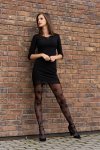 Rajstopy Linanam 30 DEN Black Czarny LivCo Corsetti Fashion rozmiar - 2