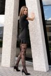Rajstopy Linanam 30 DEN Black Czarny LivCo Corsetti Fashion rozmiar - 4