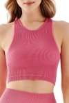 Gabriella Top Seamless halter rib 1203 rose