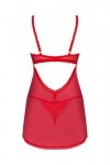 Obsessive Babydoll i stringi Chilisa czerwone