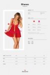 Obsessive Babydoll i stringi Elianes czerwone