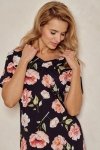 Taro Koszula nocna Peony 3134 czarna