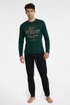Piżama Męska Model Imress 40952-79X Dark Green/Black - Henderson