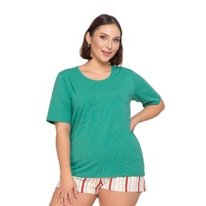 PIŻAMA DAMSKA PLUS SIZE PDD3500-012 S/S 2025