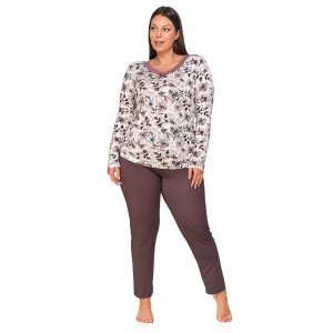 PIŻAMA NOCNA DAMSKA PLUS SIZE PDD6100-002 - AW2024/25