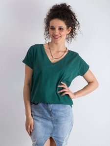 T-shirt-RV-TS-4832.35P-ciemny zielony rozmiar - L