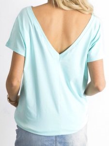 T-shirt-RV-TS-4662.27P-mietowy rozmiar - XL