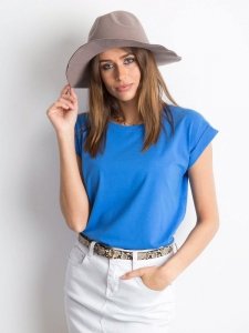 T-shirt-RV-TS-4833.88P-ciemny niebieski rozmiar - XS