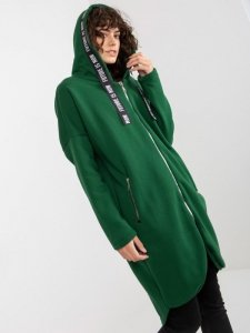 Bluza-RV-BL-6683.00P-ciemny zielony rozmiar - S/M
