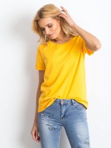 T-shirt-RV-TS-4838.14P-jasny pomarańczowy rozmiar - M