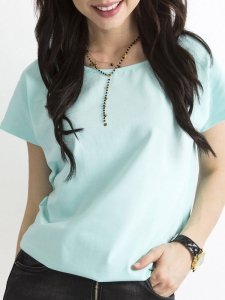 T-shirt-RV-BZ-4622.84-mietowy rozmiar - S