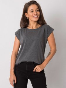 T-shirt-RV-TS-4833.43P-ciemny szary rozmiar - S