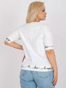 Bluzka-RV-BZ-7648.80P-ecru rozmiar - ONE SIZE