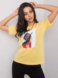 T-shirt-PM-TS-SS21TX64.32-żółty rozmiar - M