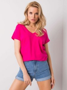 T-shirt-RV-TS-4832.40P-fuksjowy rozmiar - L