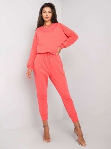 Spodnie dresowe-FA-DR-6388-1.91-koralowy rozmiar - S/M