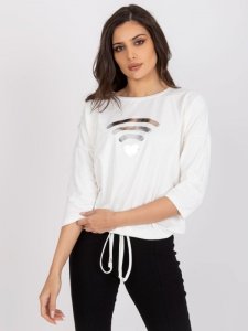 Bluzka-RV-BZ-7547.12P-ecru rozmiar - L/XL