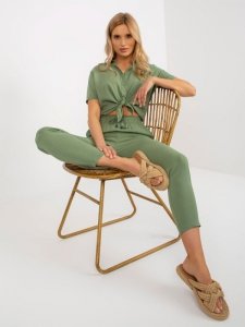 Spodnie-D73760M61869H-khaki rozmiar - S