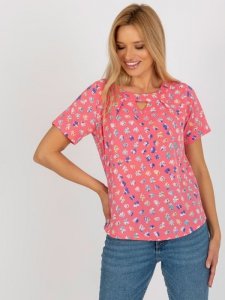 Bluzka-LK-BZ-507891.71P-koralowy rozmiar - 38