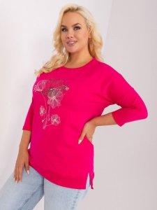 Bluzka-RV-BZ-9110.85-fuksjowy rozmiar - ONE SIZE