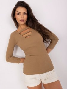 Bluzka-EM-BZ-HS-21-520.49P-camelowy rozmiar - L/XL