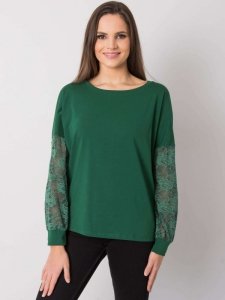 Bluzka-RV-BZ-7342.03-ciemny zielony rozmiar - S/M