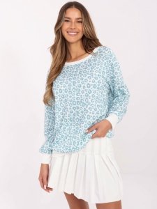 Bluzka-MI-BZ-M742.86-mietowy rozmiar - ONE SIZE