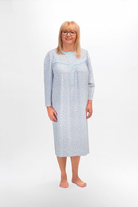 KOSZULA NOCNA DAMSKA BOGNA II 204 3XL-4XL DŁ/RĘKAW