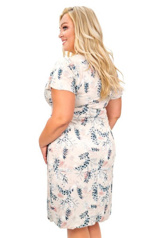 KOSZULA NOCNA DAMSKA GOYA PLUS SIZE KR/RĘKAW