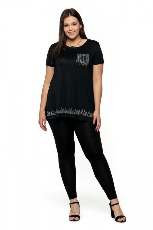 LEGGINSY DAMSKIE DŁUGIE PLUS SIZE RDL1100-005