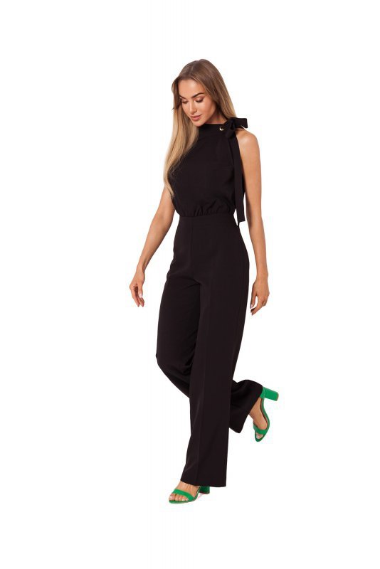 Moe M746 Kombinezon halter neck - czarny