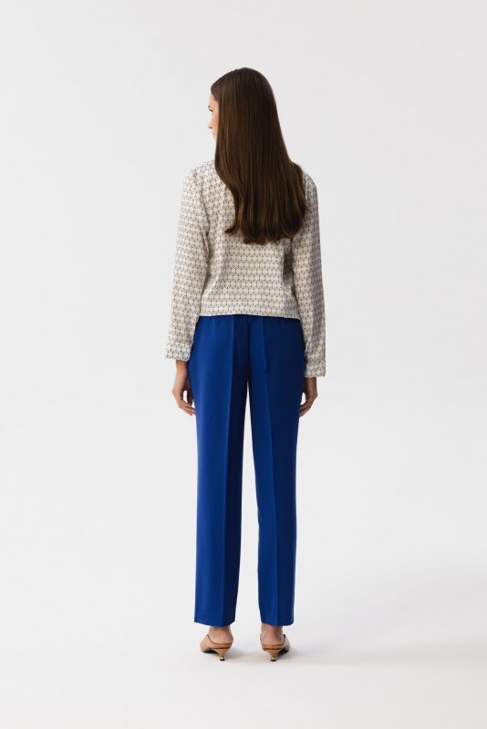 Stylove S357 Bluzka o fasonie kopertowym z nadrukiem - model 2
