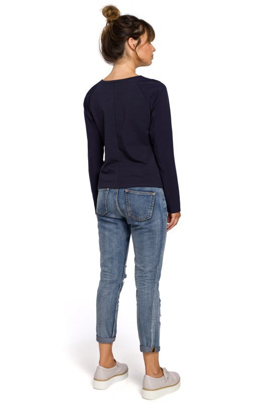 BeWear B047 bluzka granatowa