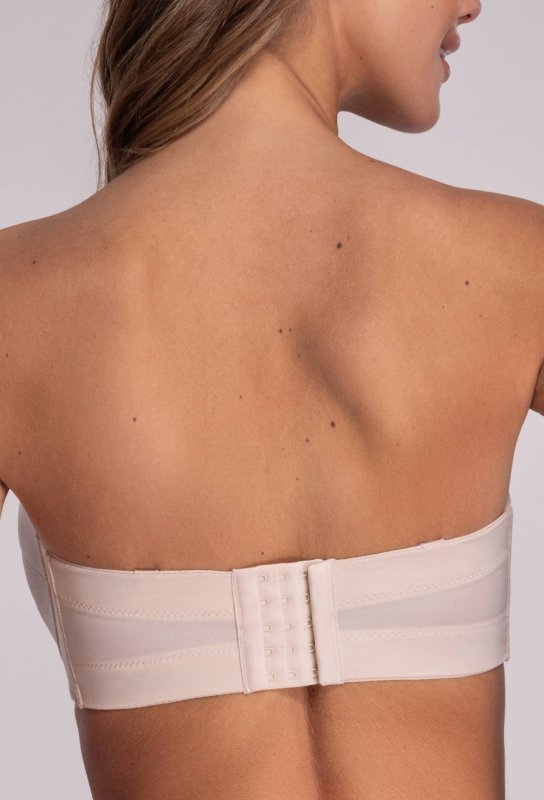 BIUSTONOSZ AV 1787 STRAPLESS MAXI BEŻ