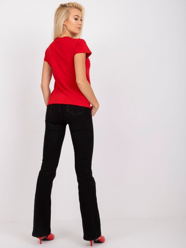 T-shirt-RV-TS-4623.86-czerwony rozmiar - S