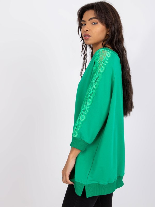 Bluzka-RV-BZ-7557.01-zielony rozmiar - L/XL