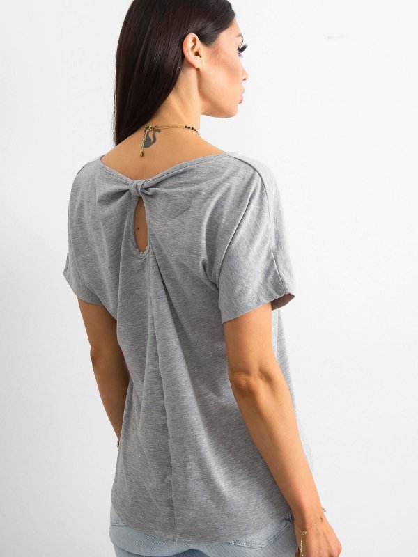 T-shirt-RV-TS-4693.20-szary rozmiar - XS