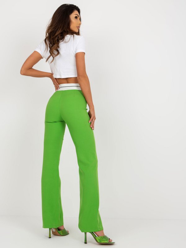 Spodnie-DHJ-SP-6971.32-jasny zielony rozmiar - XL