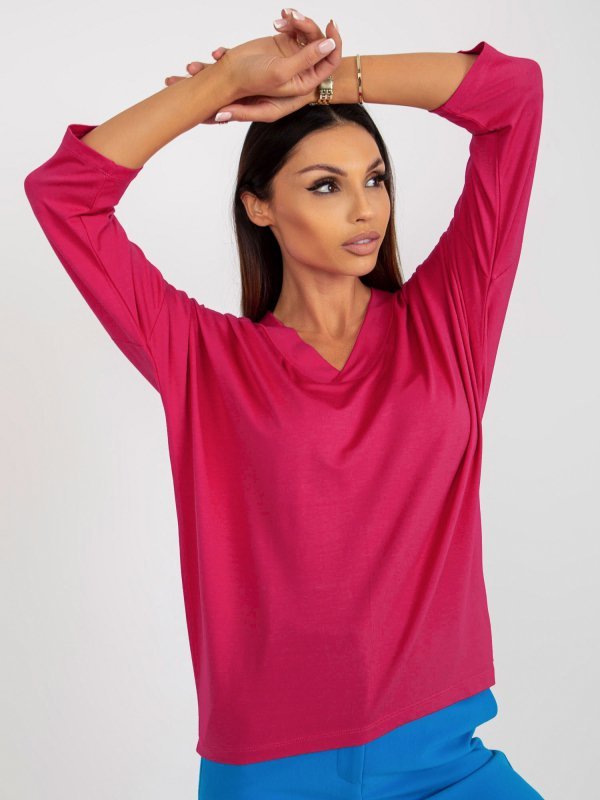 Bluzka-RV-BZ-8630.94-fuksjowy rozmiar - ONE SIZE